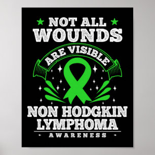 Affiche Cadeau pour le cancer du sang non Hodgkin Lymphome