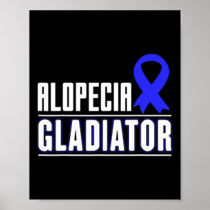 Affiche Cadeau pour les patients chauves par plaques Pelad