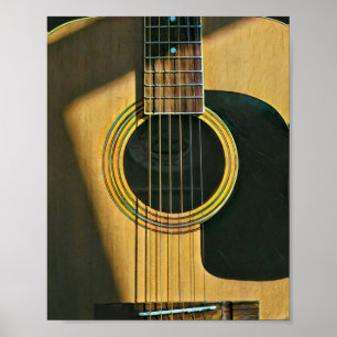 Affiche Cadeau pour musicien guitariste