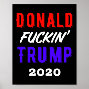 Affiche Cadeau présidentiel pour hommes et femmes Donald I