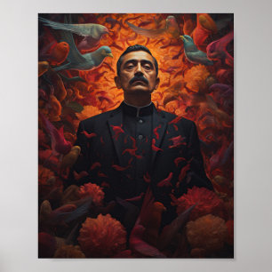 Affiche Cadeau religieux Mexique Jesus Malverde