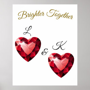 Affiche Cadeau significatif pour elle – Amour élégant
