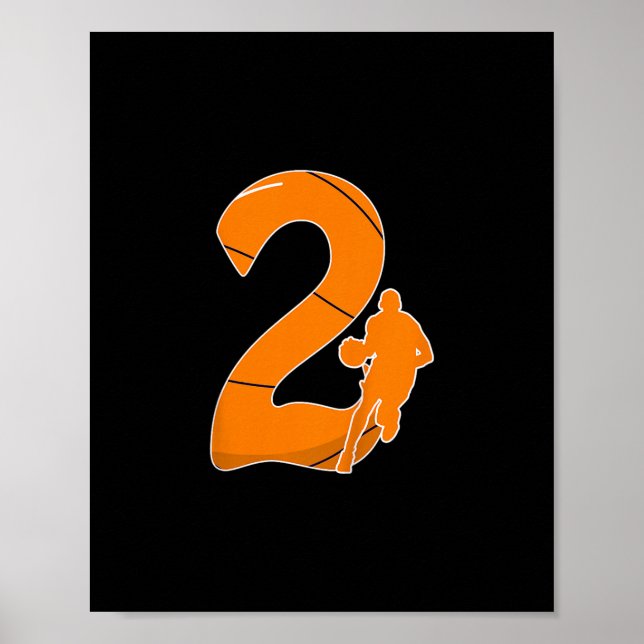 Affiche Cadeau squelette pour les 2 ans d'enfants - Cercea (Devant)