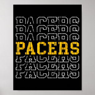 Affiche Cadeau Vintage Pacers pour Hommes Femmes Garçons F