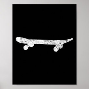Affiche Cadeau Vintage Skateboard Skateboarding Skateboard