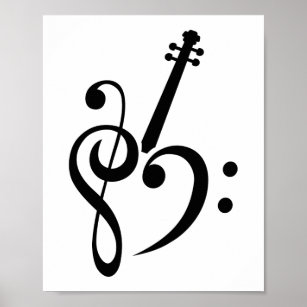 Affiche Cadeau violoniste, Amant des violons - Violon