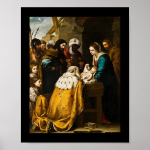 Affiche Cadeaux actuels de Jésus de Magi