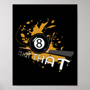 Affiche Cadeaux Billiards - Je L'Ai Touché