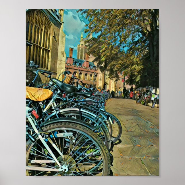 Affiche Cadeaux cyclables vintages (Devant)