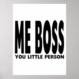 Affiche Cadeaux d'amusement pour des patrons : Je patron
