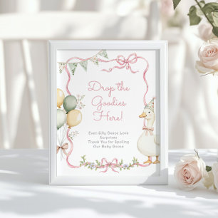 Affiche Cadeaux d'anniversaire pour fille rose One Silly G