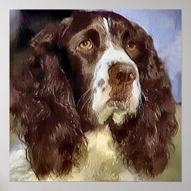 Affiche Cadeaux d'art pour English Springer Spaniel (Devant)