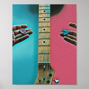 Affiche Cadeaux de basse guitariste
