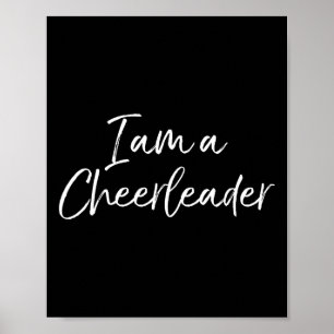 Affiche Cadeaux de Cheerleading pour Filles 6-8 Mignon Je