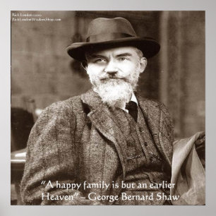 Affiche Cadeaux de citations de sagesse de George B Shaw "