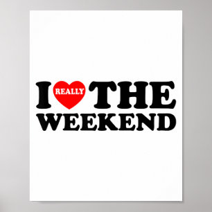 Affiche Cadeaux de couple de camping drôle de week-end Je