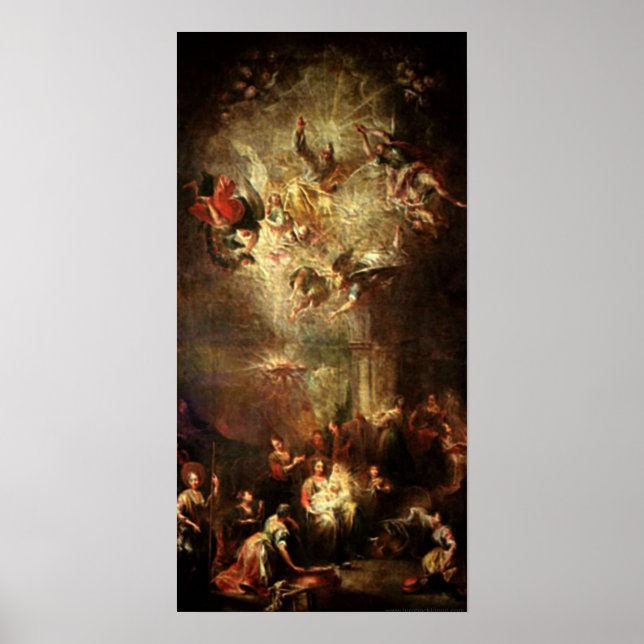 Affiche Cadeaux de crèches pour Noël (Devant)