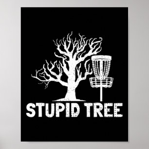 Affiche Cadeaux de dictionnaire de nom d'arbre stupide de 