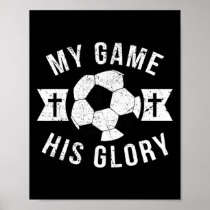 Affiche Cadeaux de football chrétiens pour adolescents gar