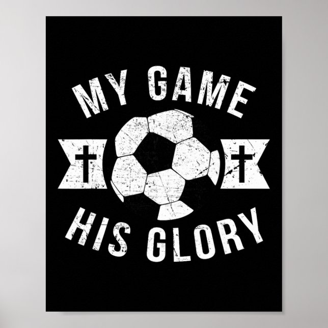 Affiche Cadeaux de football chrétiens pour adolescents gar (Devant)