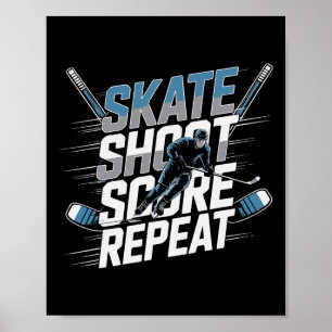 Affiche Cadeaux de maillot de hockey pour hommes enfants j
