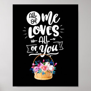 Affiche Cadeaux de mariage Moi Tous Vous Aime Tous