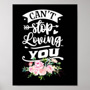 Affiche Cadeaux de mariage   Ne peut pas arrêter de t'aime