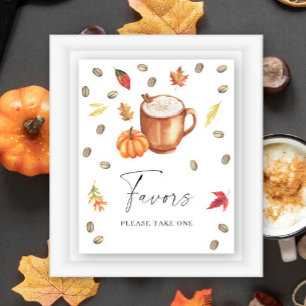 Affiche Cadeaux de mariage sur le thème du café à la citro