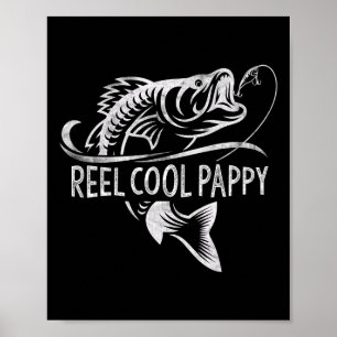 Affiche Cadeaux de pêche de Pappy vraiment cool pour la fê