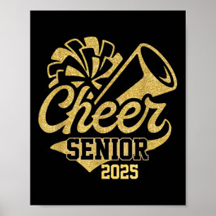Affiche Cadeaux de pom-pom girl Cheer Graduation Cheer Sen
