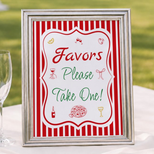 Affiche Cadeaux de Remise de Cadeaux de Mariée That's Amor (Créateur téléchargé)