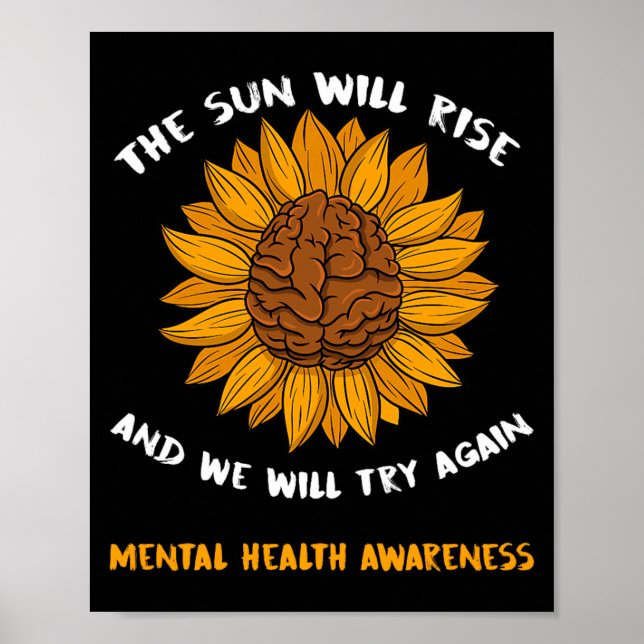 Affiche Cadeaux de sensibilisation Prévention Santé mental (Devant)