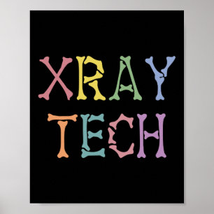 Affiche Cadeaux de technologue en radiographie de Xray Tec