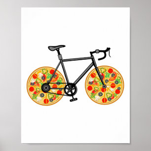 Affiche Cadeaux de vélo drôle de VTT pour le cyclisme Papa