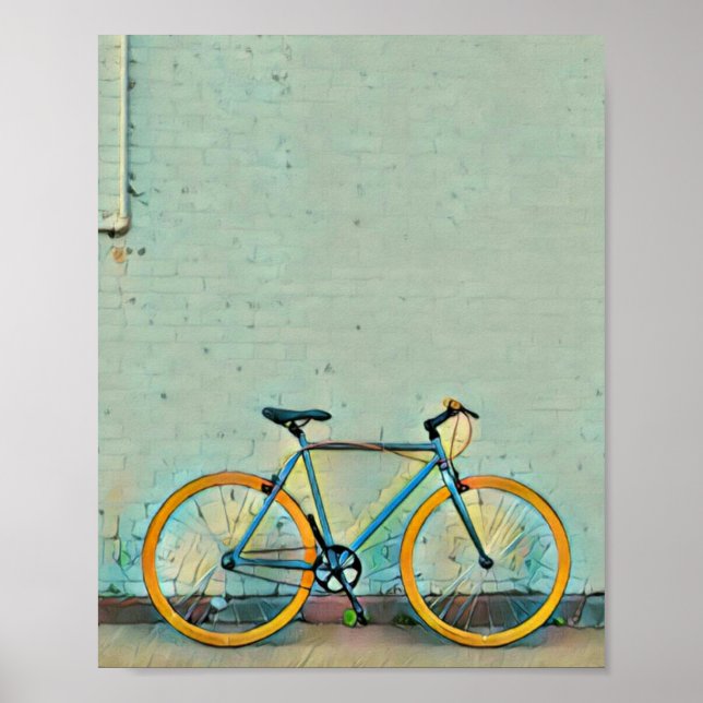 Affiche Cadeaux de vélo pour elle (Devant)