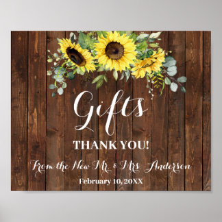 Affiche Cadeaux Enterrement de Vie de Jeune Fille Mariage 