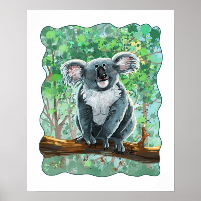 Affiche Cadeaux et accessoires pour ours Koala (Devant)