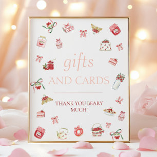 Affiche Cadeaux et Cartes de Baby Shower pour Dessert Ceri