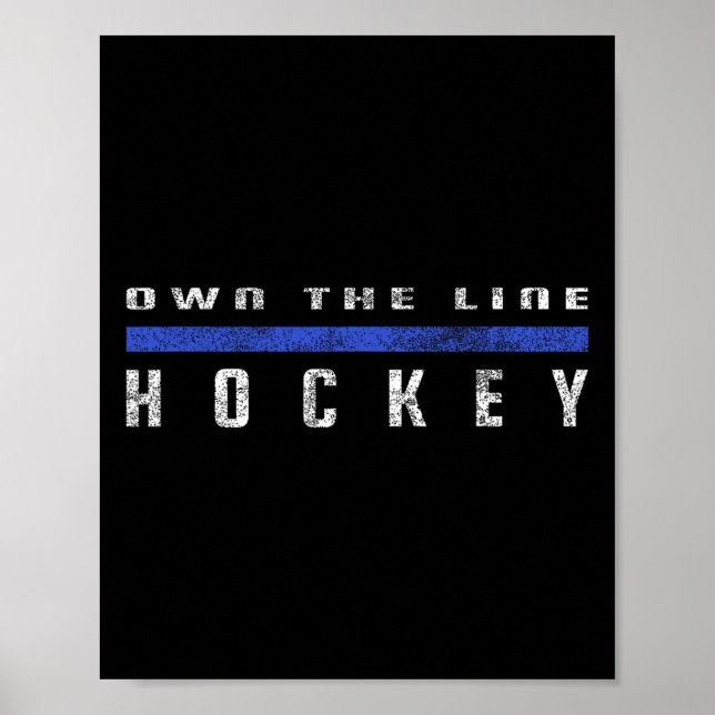 Affiche Cadeaux et conceptions de hockey Five Hole - Uni K (Devant)
