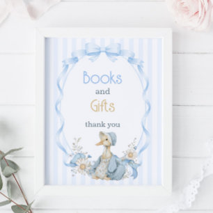 Affiche Cadeaux et Livres pour Fille de la Oie Idiote Vint