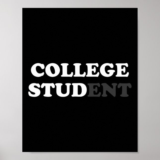 Affiche Cadeaux Étudiants Pour Hommes Étudiants Étudiants  (Devant)