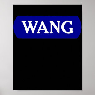 Affiche Cadeaux Geeks pour hommes WANG Nerd Ordinateur