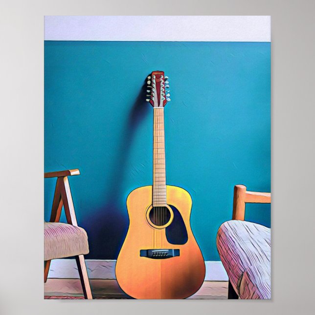Affiche Cadeaux guitaristes (Devant)