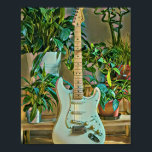 Affiche Cadeaux guitaristes<br><div class="desc">Cette oeuvre de guitare vintage est adaptée aux joueurs de guitare qui aiment jouer de la guitare. elle peut être offerte en cadeau à un petit ami, une petite amie, ou un papa pour un anniversaire, une fête des pères ou une Saint-Valentin. Le design rétro présente des cadeaux guitaristes vintages...</div>