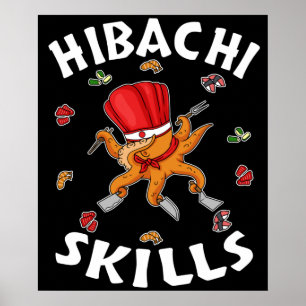 Affiche Cadeaux Hibachi Hibachi Connoisseur Hibachi Chef