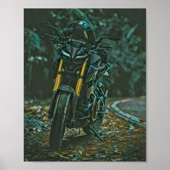 Affiche Cadeaux motocyclistes (Devant)