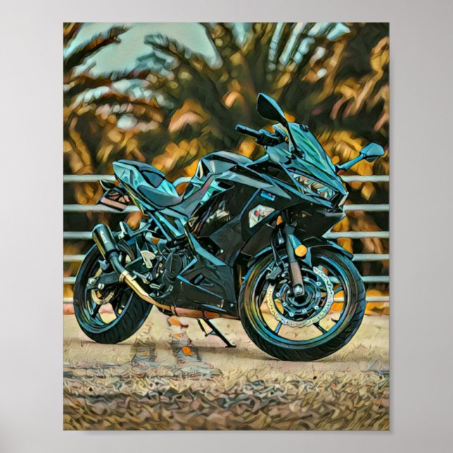 Affiche Cadeaux motocyclistes (Devant)