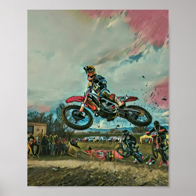 Affiche Cadeaux motocyclistes (Devant)