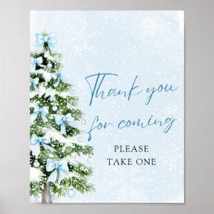 Affiche Cadeaux pour bébé Noël Merci d'être venu 
