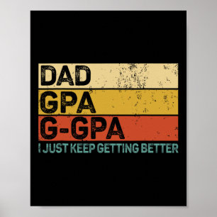 Affiche Cadeaux pour grand-père de petits-enfants Papa Gpa